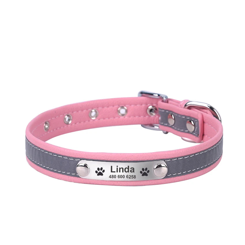 Personalized Reflective Dog Collar