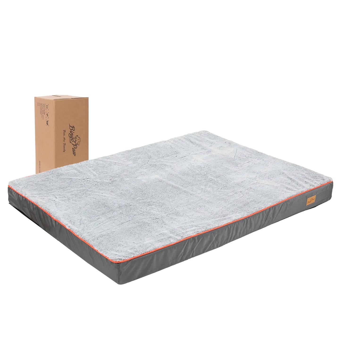 Orthopedic Dog Bed Kennel Memory Foam Waterproof Pet Bed with Removable Washable Cover Nonskid Bottom Joint Relief