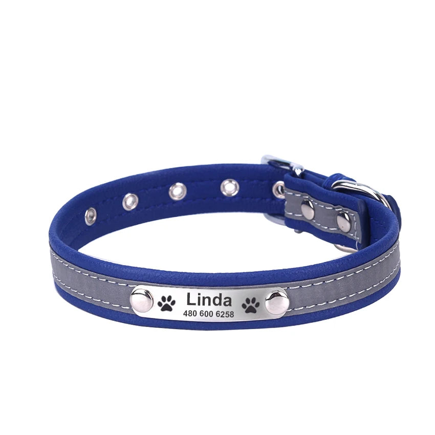 Personalized Reflective Dog Collar