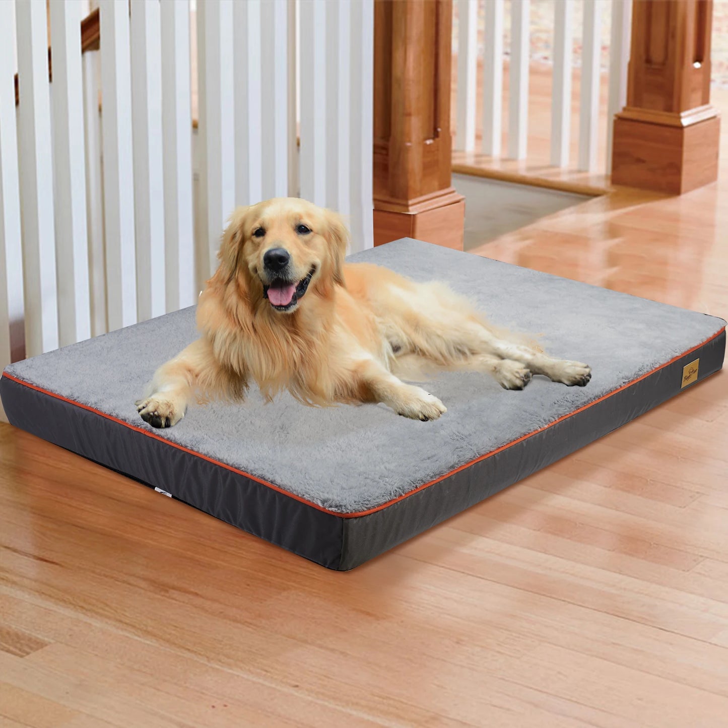 Orthopedic Dog Bed Kennel Memory Foam Waterproof Pet Bed with Removable Washable Cover Nonskid Bottom Joint Relief