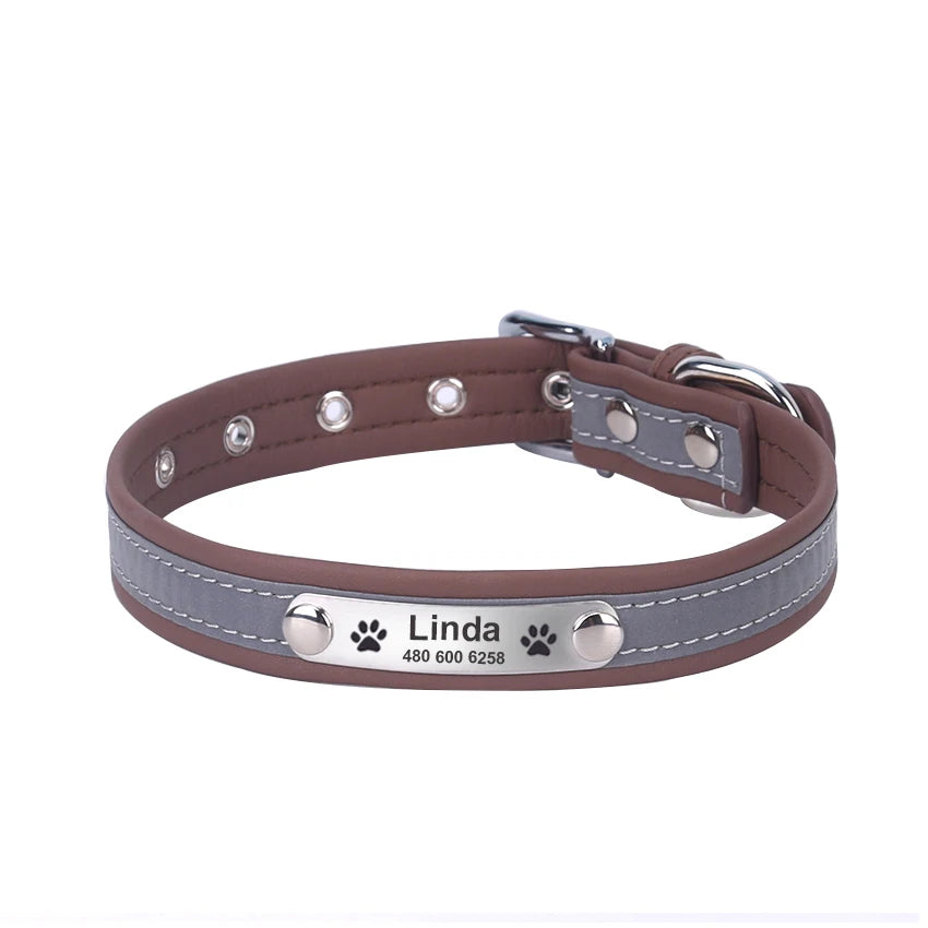 Personalized Reflective Dog Collar