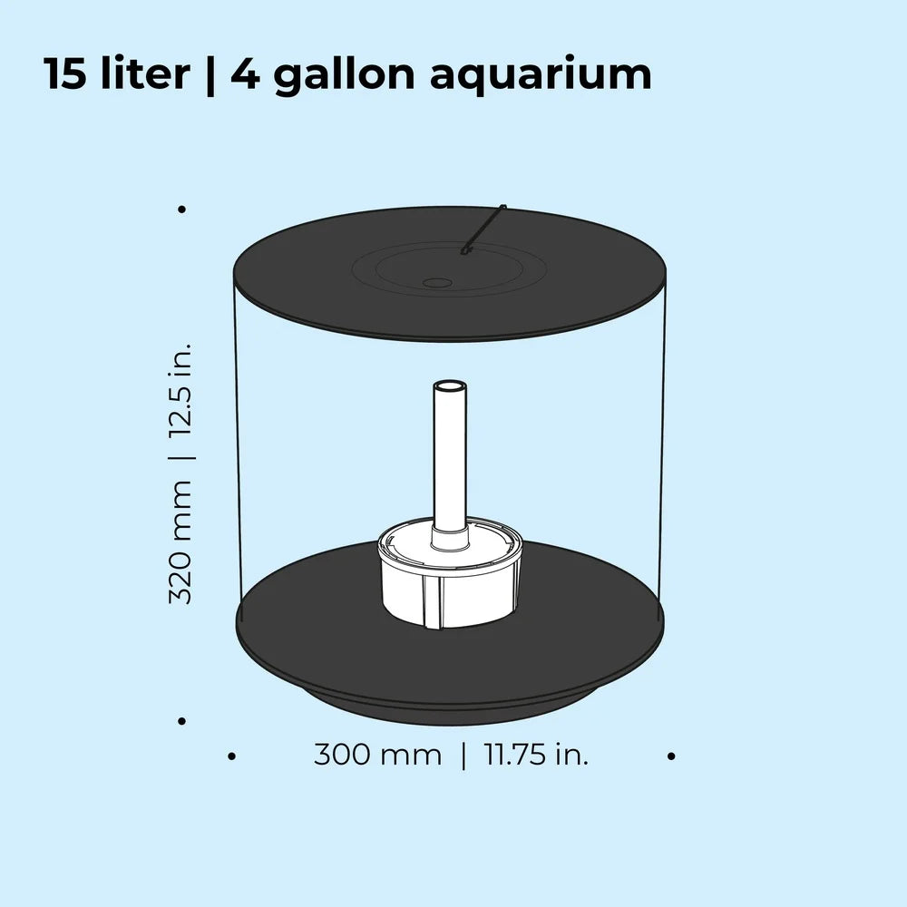 Acrylic Fish Tank with LED Light Quiet