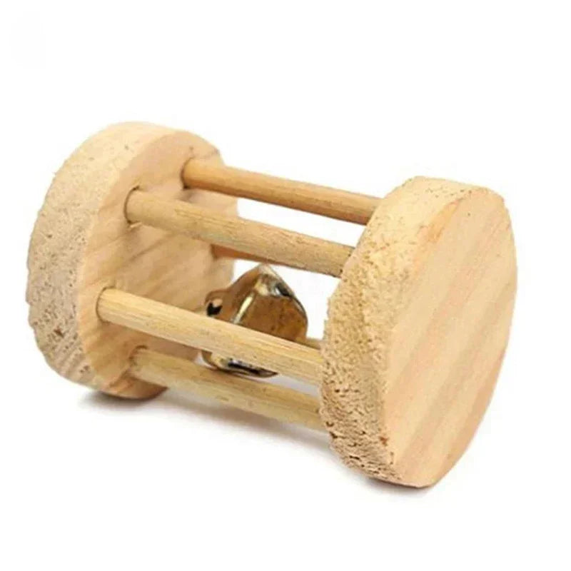 Cute Rabbit Wooden Chew Toys for Guinea Pigs Rat