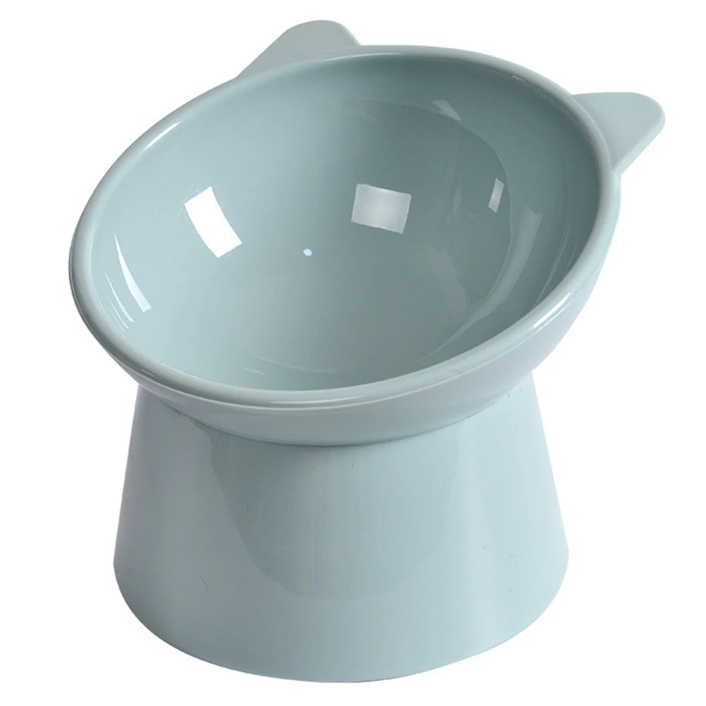 Tilted Cat Food Bowl Elevate Ergonomic Raised