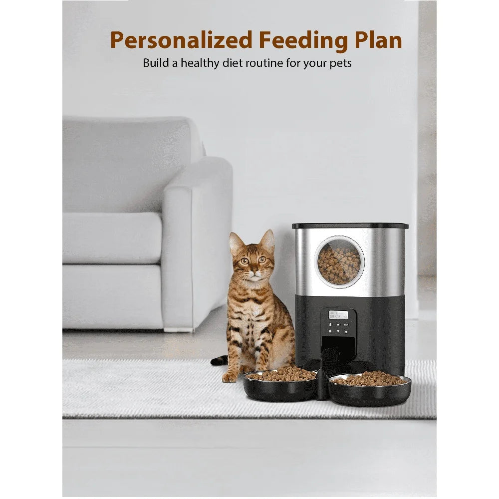 5L Automatic Cat Feeder with Voice Recording