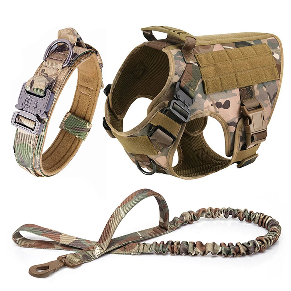 Large Padded Dog Harness And Leash Set