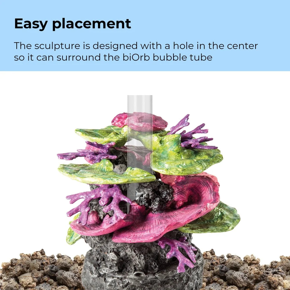 Aquarium Decor Coral Ridge Sculpture Centerpiece 7.9x7.5x7.7 Inches