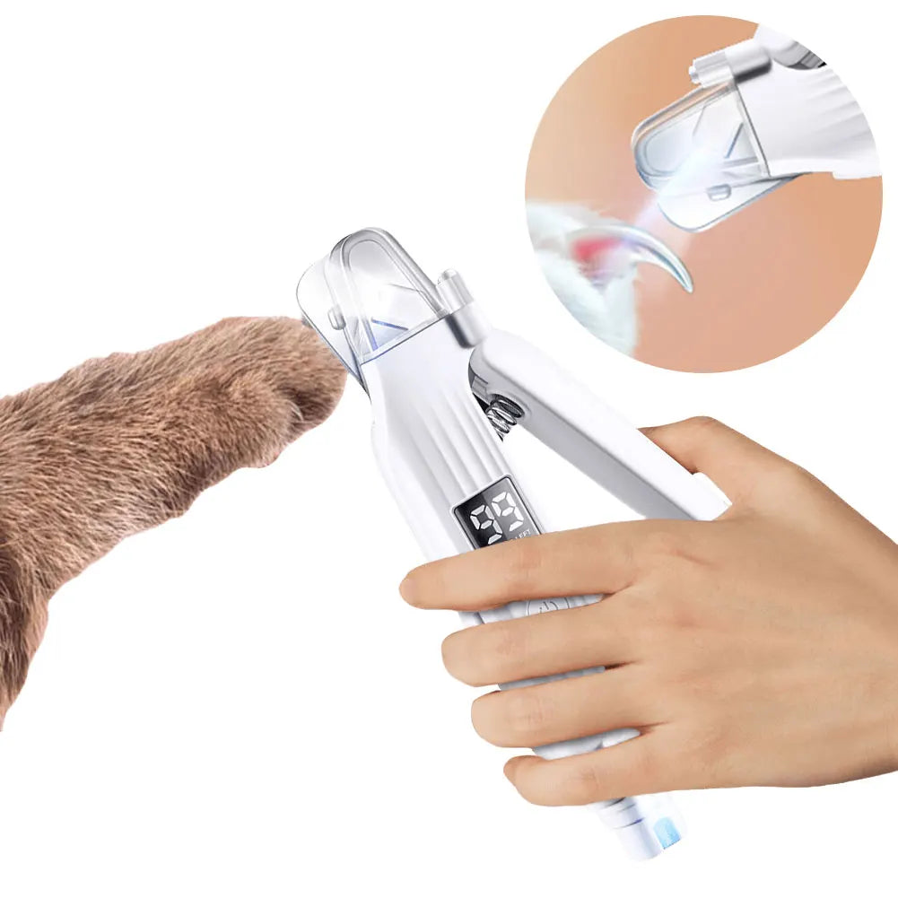 2 in 1 Electric Pet Nail Trimmer Quiet