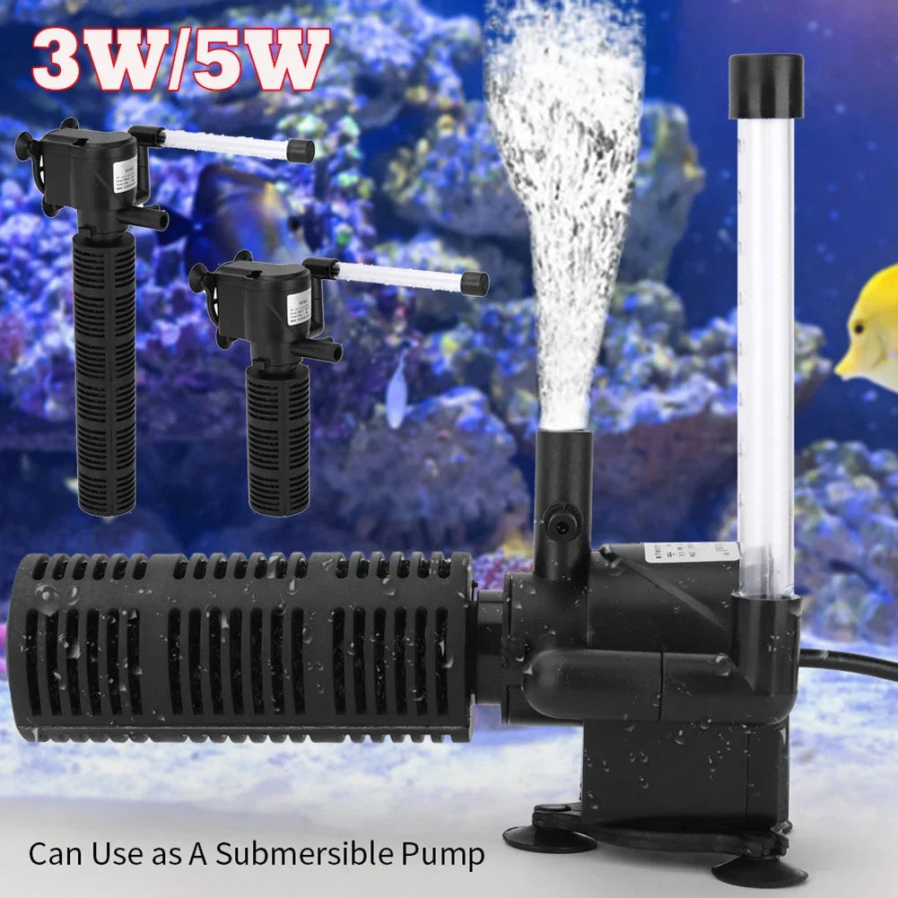 3 in 1 Silent Aeration Water Purifier, Submersible