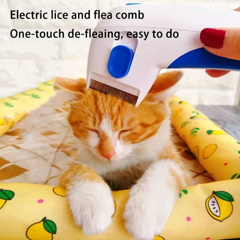 Flea Doctor Electric Comb. Removes fleas and eggs.