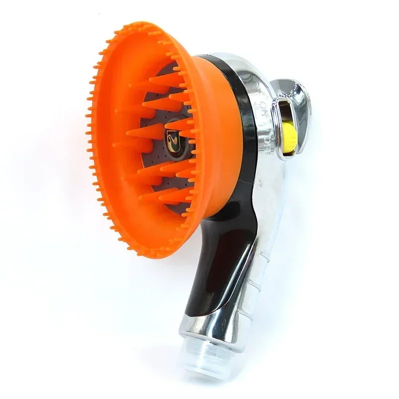 Pet Combing Massage Shower Head Bath Brush