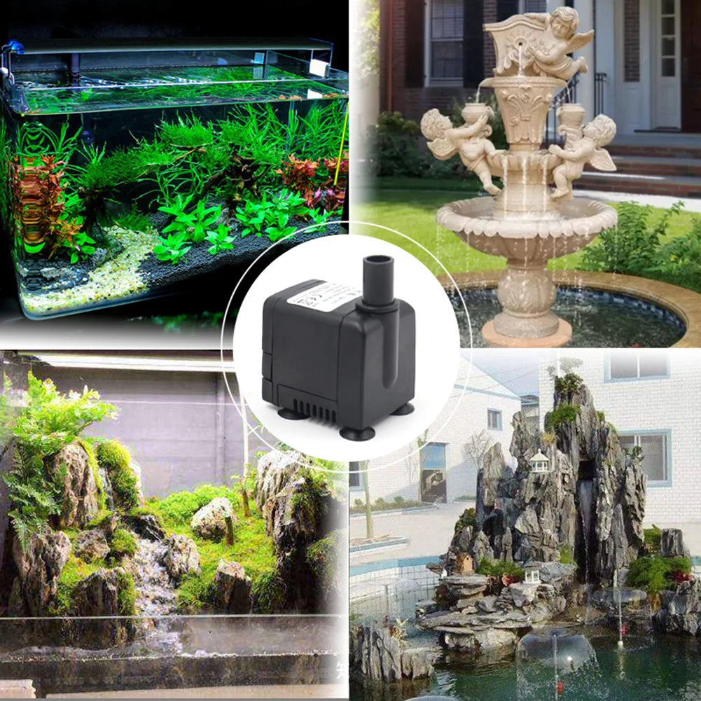3W/4W/5W/6W Ultra-Quiet Submersible Aquarium Water Pump