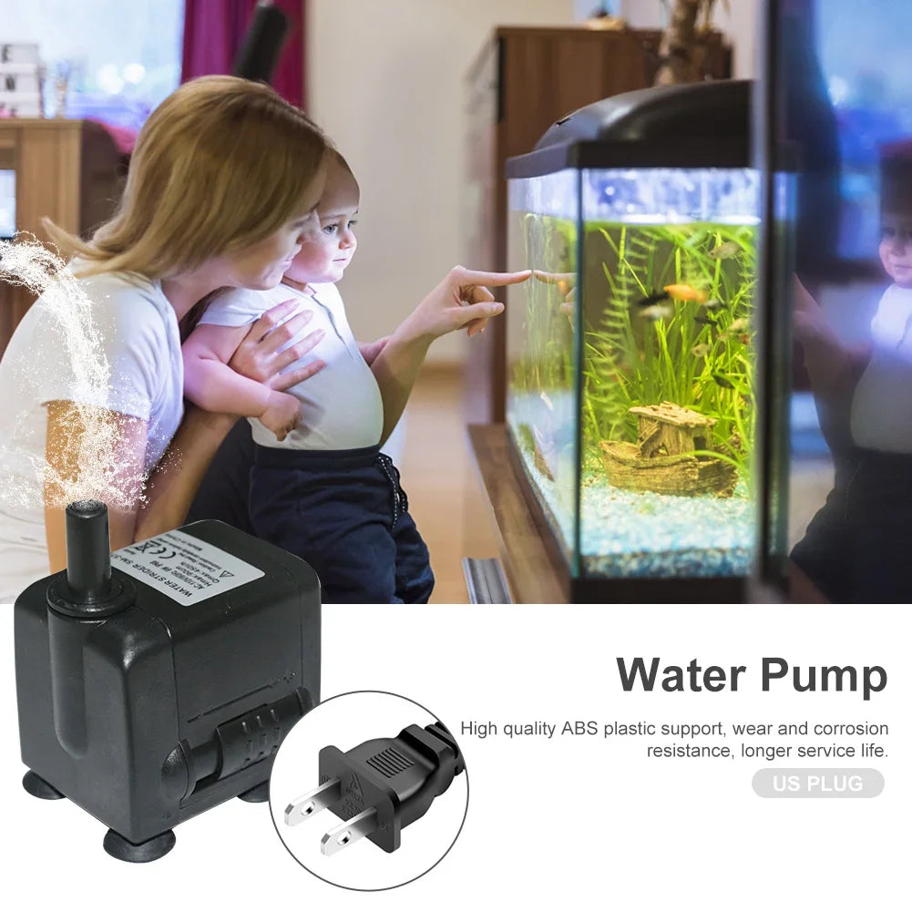 3W/4W/5W/6W Ultra-Quiet Submersible Aquarium Water Pump