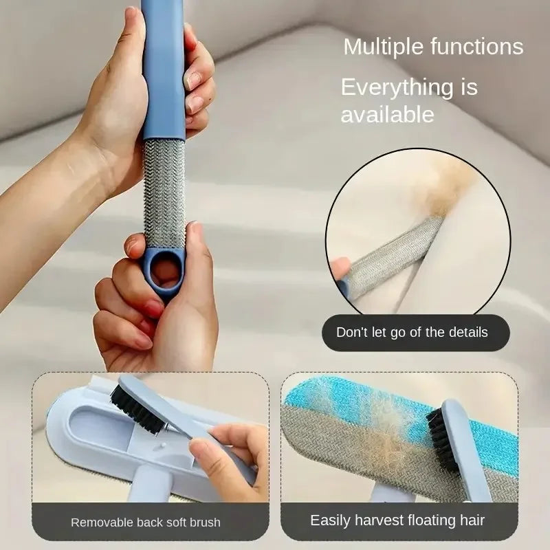 Ergonomic Pet Grooming Brush for Dogs & Cats - Gentle Shedding Control with Durable Nylon Bristles, Easy to Clean, Skin-