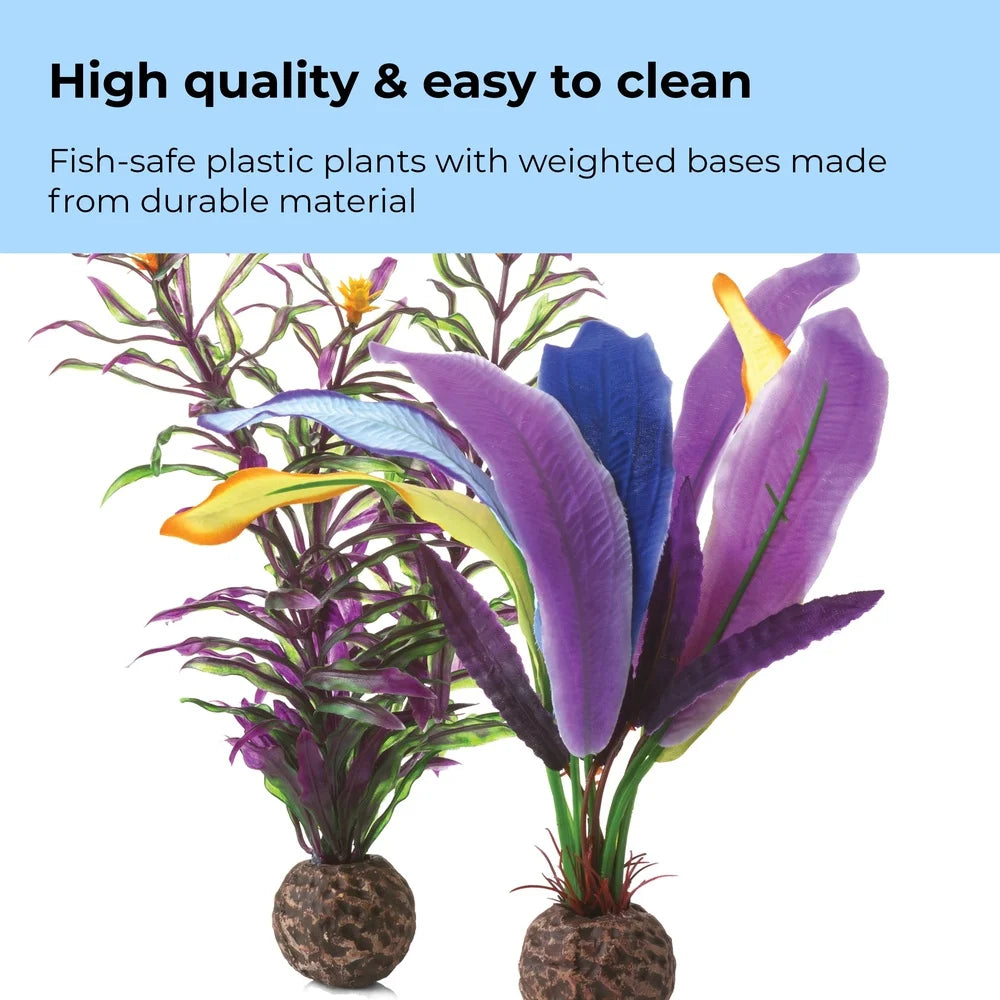Small Parrot Feathers Aquarium Plant Decoration 2 Pieces