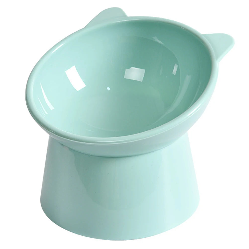 Tilted Cat Food Bowl Elevate Ergonomic Raised