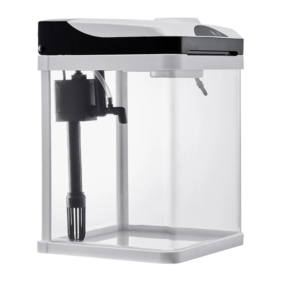 2 Gallon Self-Cleaning Glass Aquarium, 7 Color LED