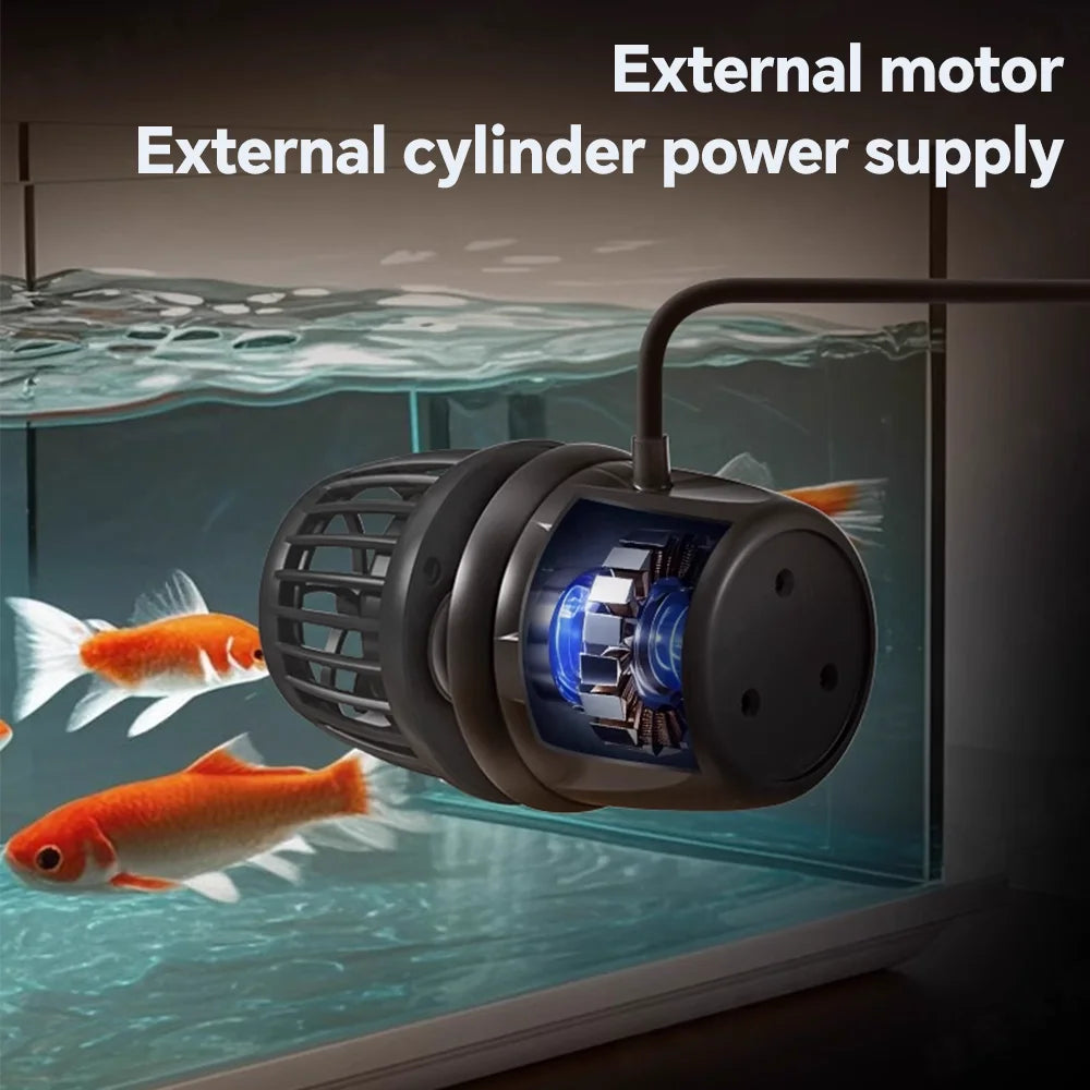 DMP-10 Aquarium Wavemaker Pump, App, Cordless Bluetooth