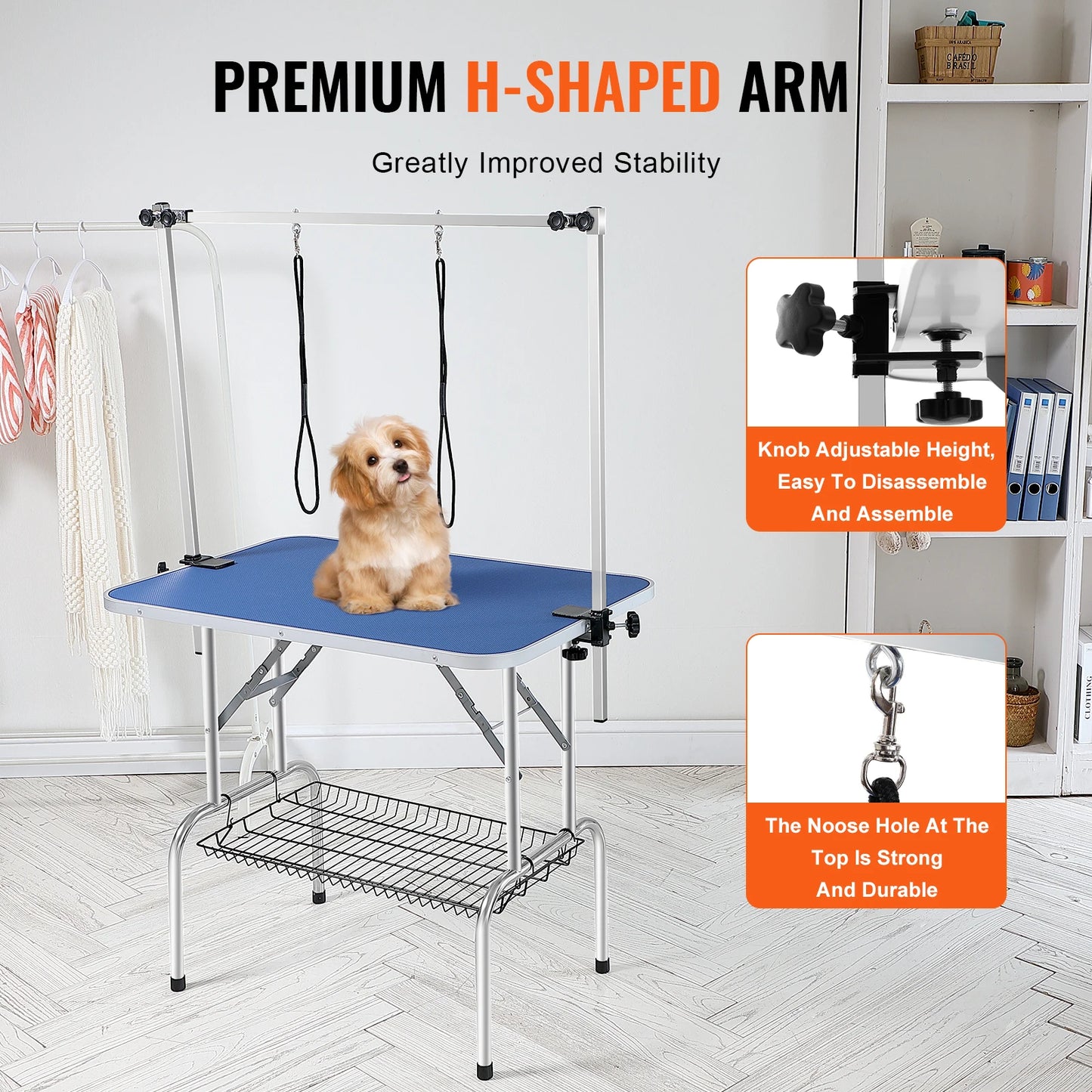 Pet Grooming Table Two Arms with Clamp