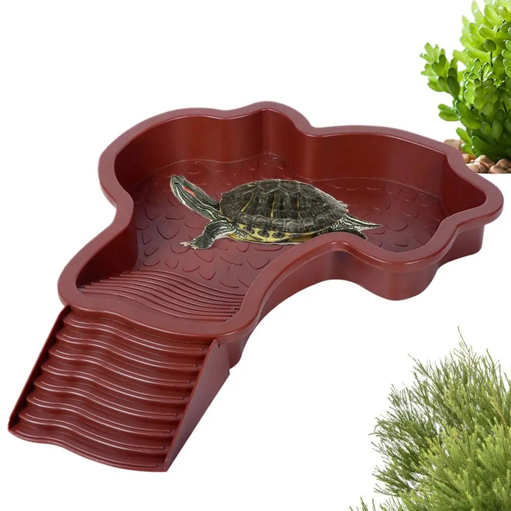 Reptile Bathing Pool Reptile Feeding Dish Water