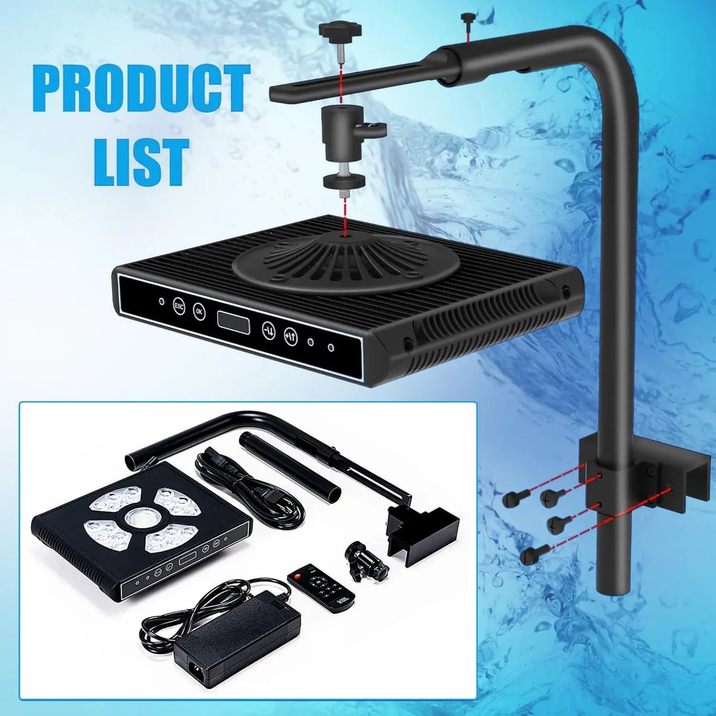 Aquarium Lights-100 watt 5Channels Saltwater