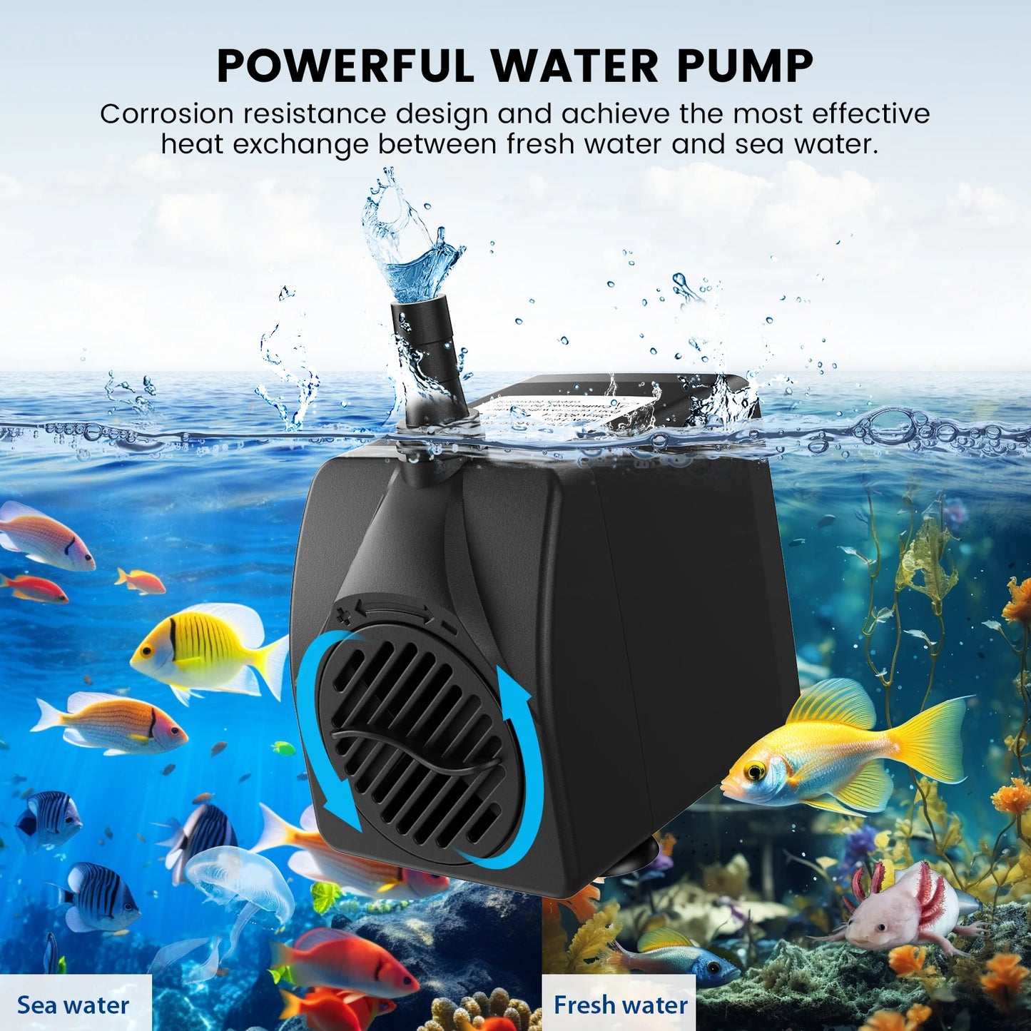 Aquarium Chiller for Fish Tank - 1/3HP Water Chiller