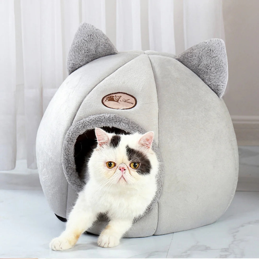 Pet bed with ears. Comfortable, Soft. Machine Washable