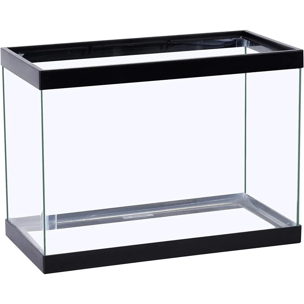 Rectangular Glass Aquarium 5.5 Gallon Fish Tank