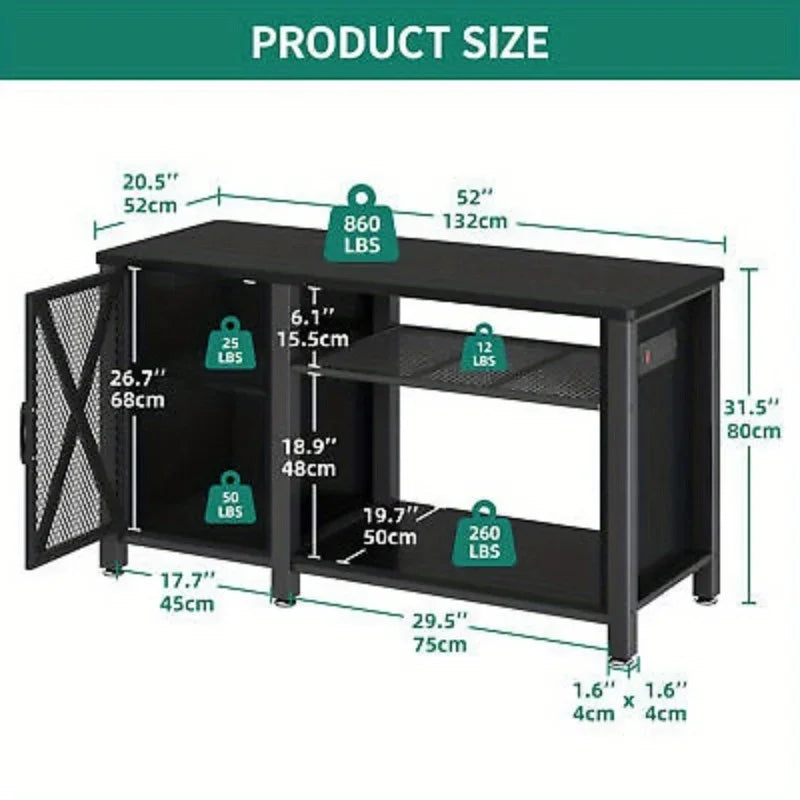 55-75 Gallon Metal Aquarium Stand Fish Tank Stand