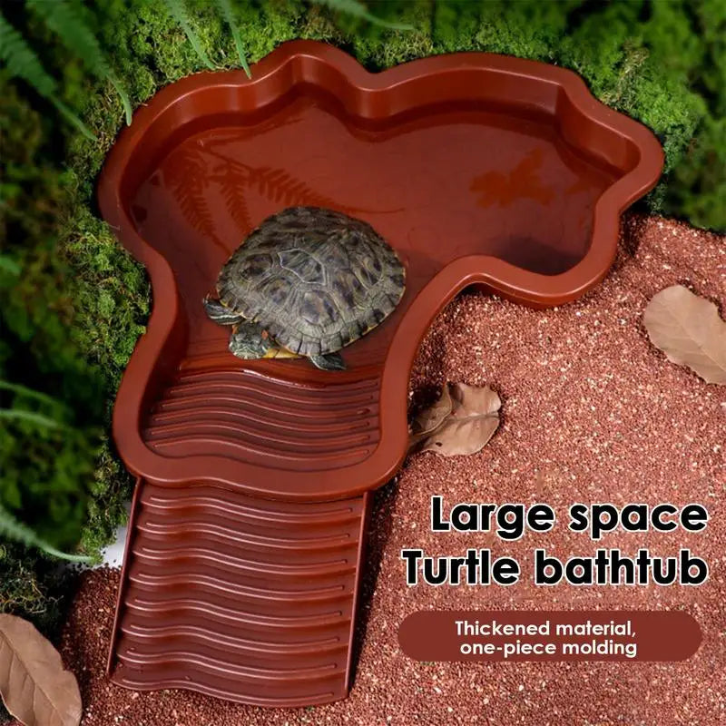 Reptile Bathing Pool Reptile Feeding Dish Water