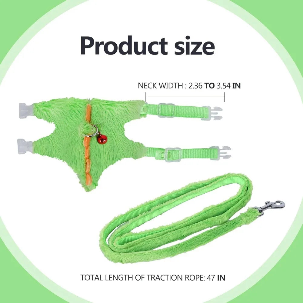 Ferret Harness and Leash Set with Safe Bell