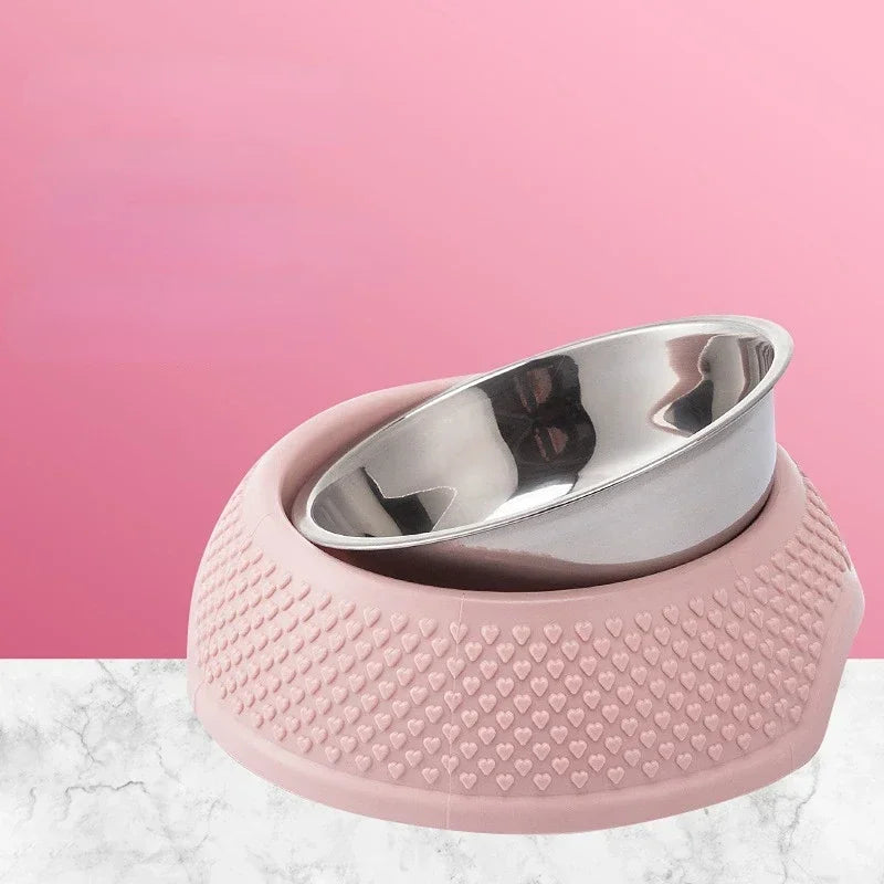 Dog Feeding Bowl Stainless Steel Sealed