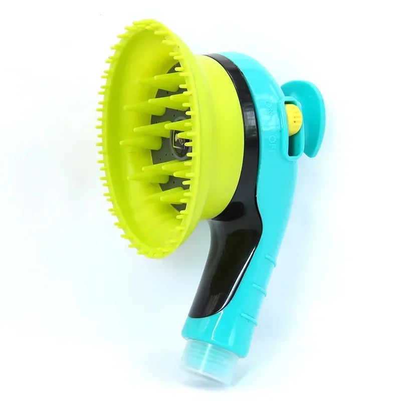 Pet Combing Massage Shower Head Bath Brush