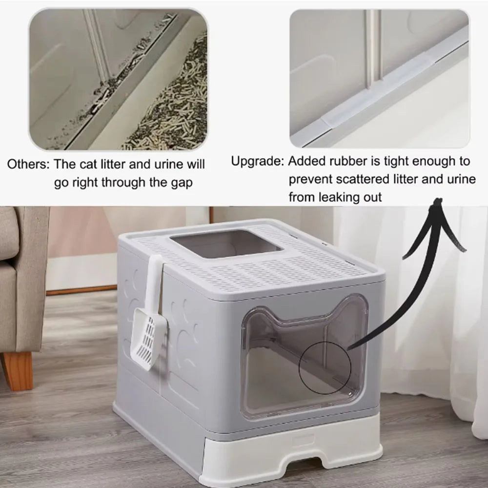 Foldable Litter Box: Drawer Design