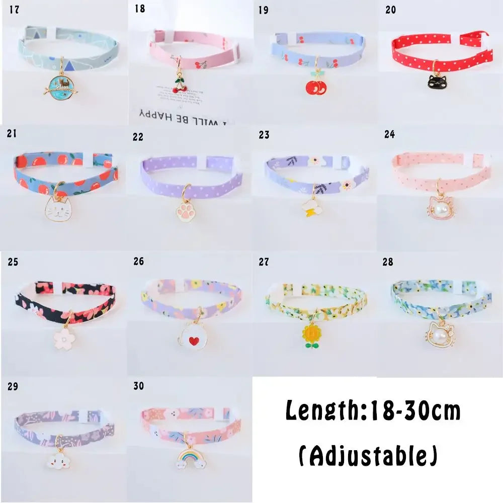 Kitten Collar with Pendant, Quick Release.