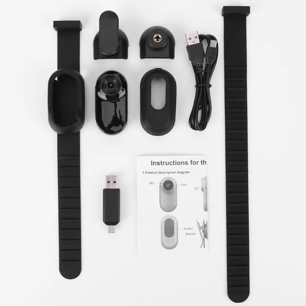 HD 1080P Wireless Collar Pet Camera