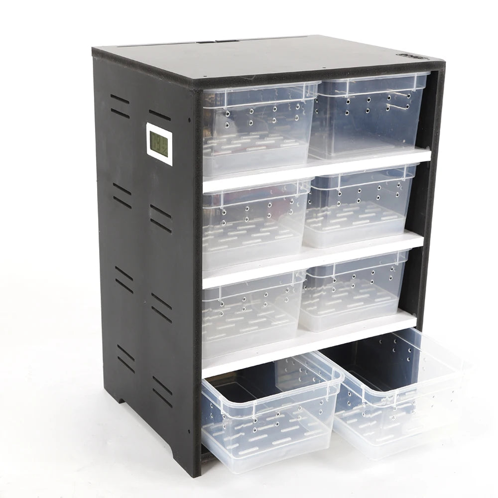 Multi-Layer Reptile Breeding Cabinet with 13W Heating Pad