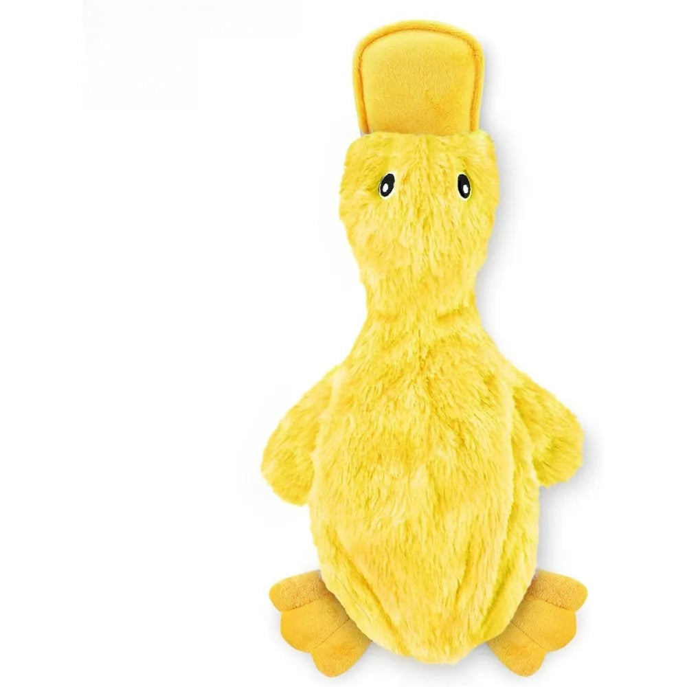 Dog Toy No Stuffing Duck with Soft Squeaker