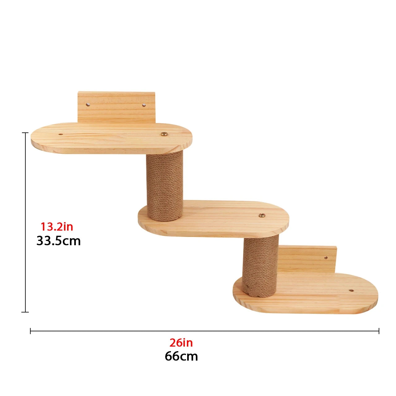 Cat Tree Wall Mounted Climbing Shelves with Ladder.