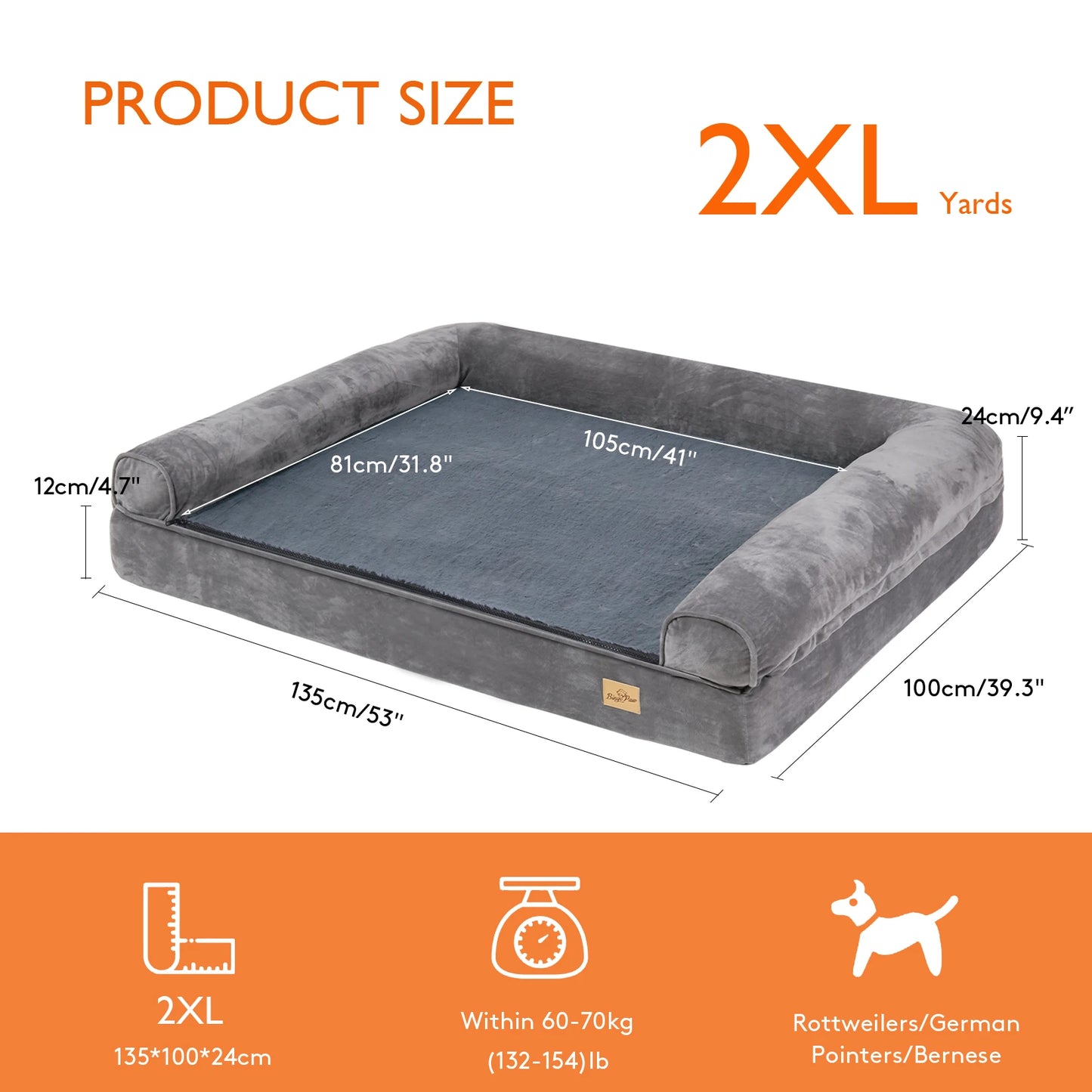 Dog Bed Extra Large Orthopedic