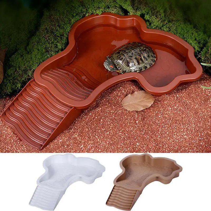 Reptile Bathing Pool Reptile Feeding Dish Water