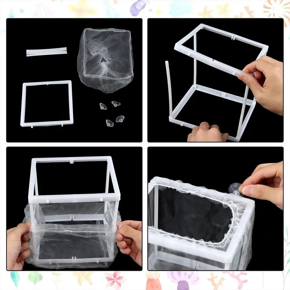 Aquarium Isolation Box, Fish Hatchery Breeding.