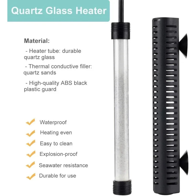 500W Aquarium Heater with Digital Display Thermostat