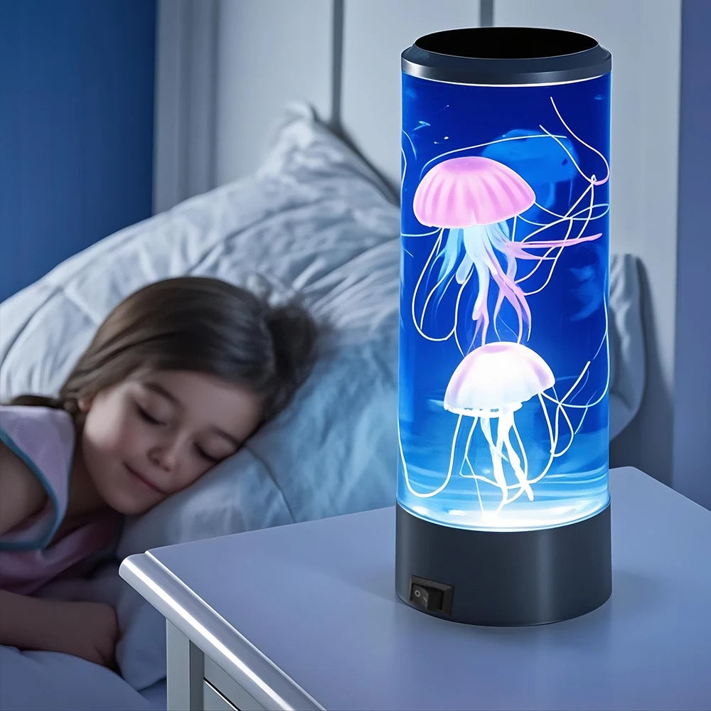 Jellyfish Lava Lamp Aquarium 7Colors LED