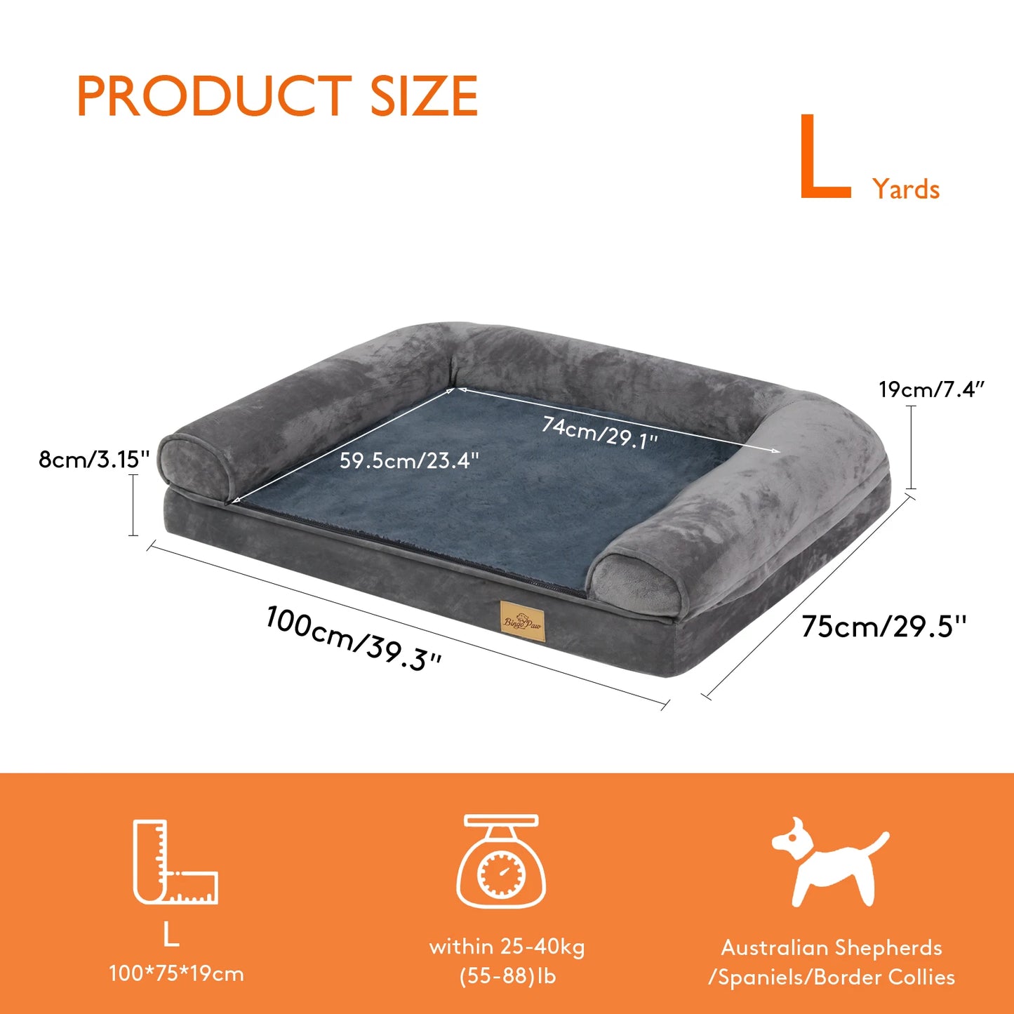 Dog Bed Extra Large Orthopedic