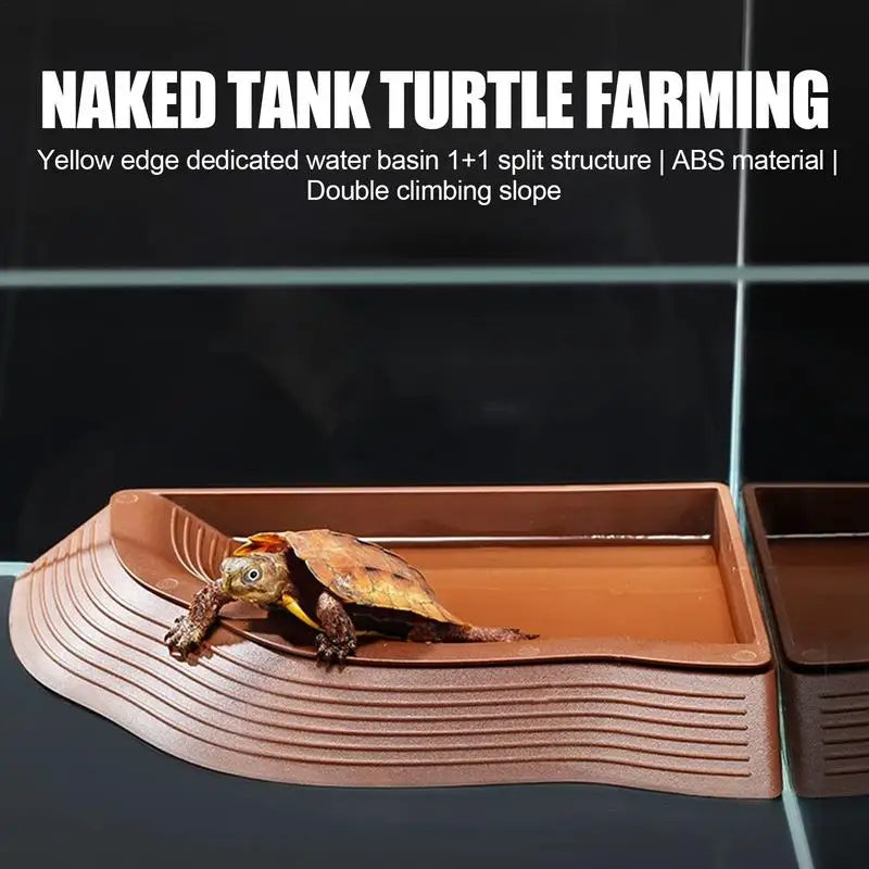 Reptile Bathing Pool Feeding Dish Water Bowl