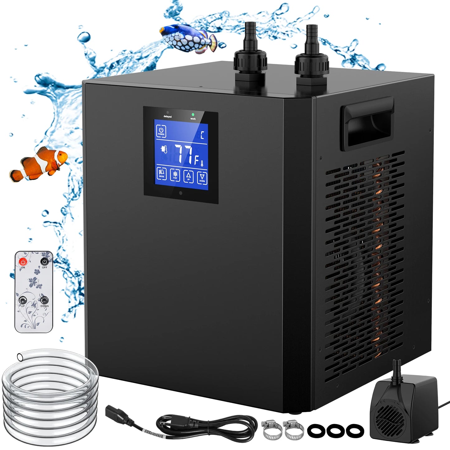 Aquarium Chiller for Fish Tank - 1/3HP Water Chiller