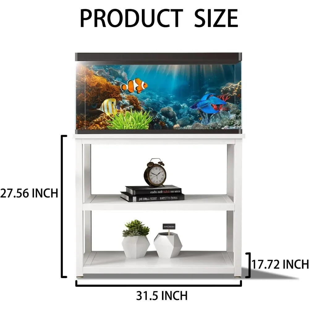 Tank Stand, 20-29 Gallon Fish Metal Aquarium