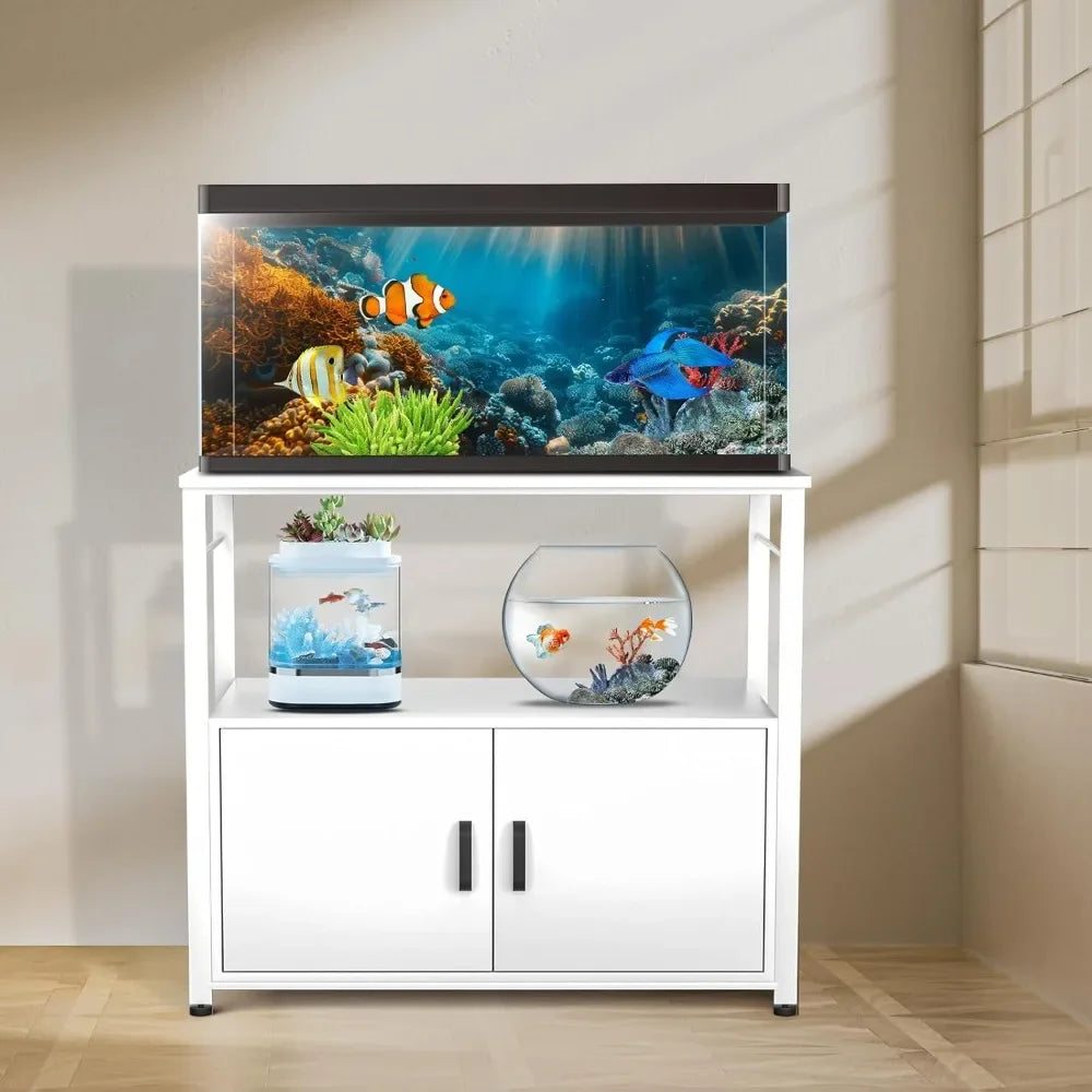 Tank Stand, 20-29 Gallon Fish Metal Aquarium