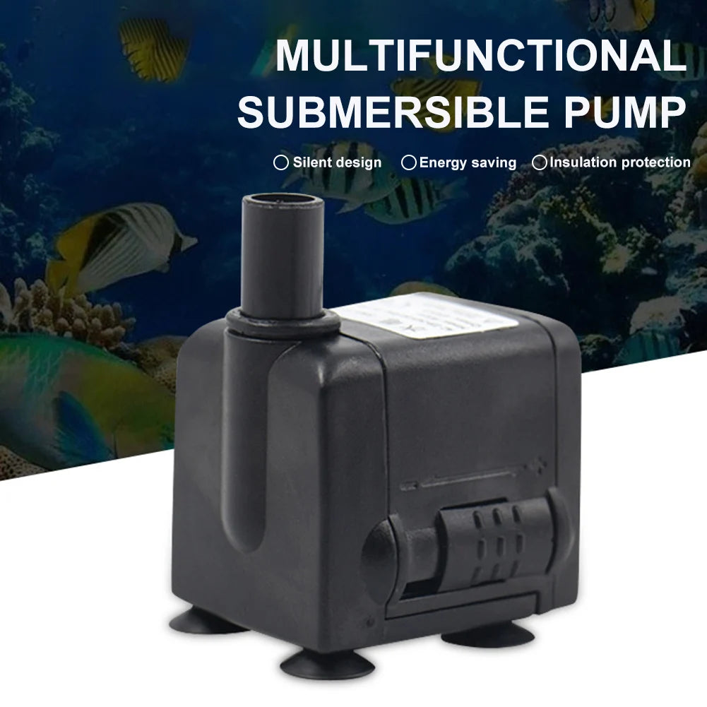 3W/4W/5W/6W Ultra-Quiet Submersible Aquarium Water Pump